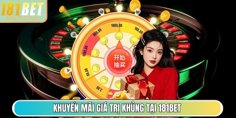 Cập nhật chương trình khuyến mãi giá trị khủng tại 181Bet