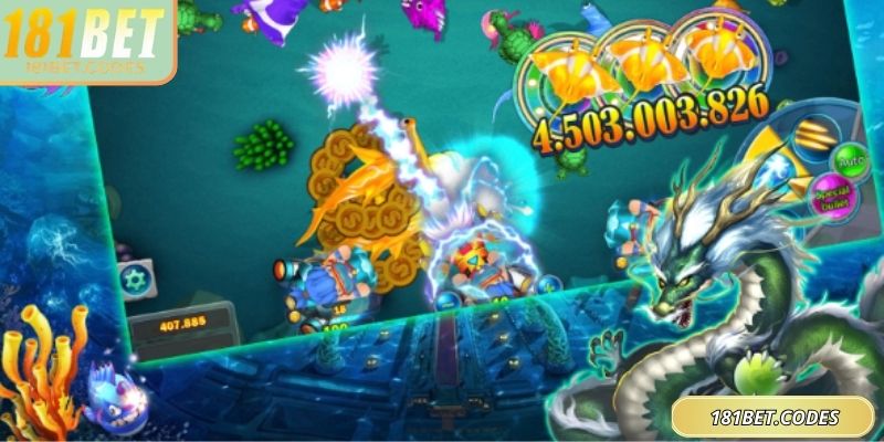 Game đánh cá vui vẻ 181Bet mô phỏng đại dương hấp dẫn
